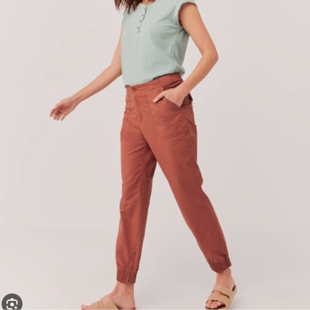 Pact Rust Track Pants Joggers - Burnt Orange